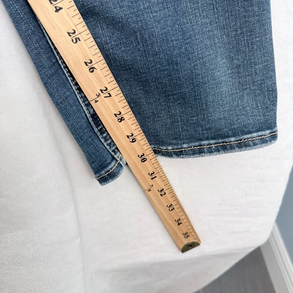Silver Jeans Co Eddie Jeans 36x30 Blue Straight Leg Whisker Stretch